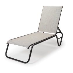 Telescope Casual Gardenella Sling Armless Stacking Chaise Lounger