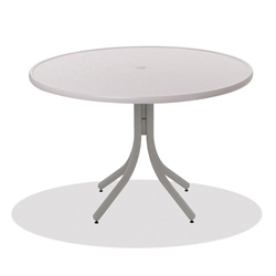 Telescope Casual Hammered MGP 42" Round Dining Table - 28.5"H - T900-2W50