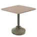 Telescope Casual 36" Square Hammered MGP Balcony Table with Weighted Pedestal Base - T930-3P20