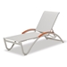 Helios Contract Sling Lay Flat Stacking Chaise Loungers