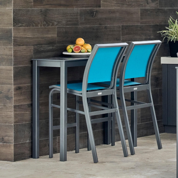 Telescope Casual Kendall Sling Balcony Height Console Patio Set - TC-KENDALL-SET13