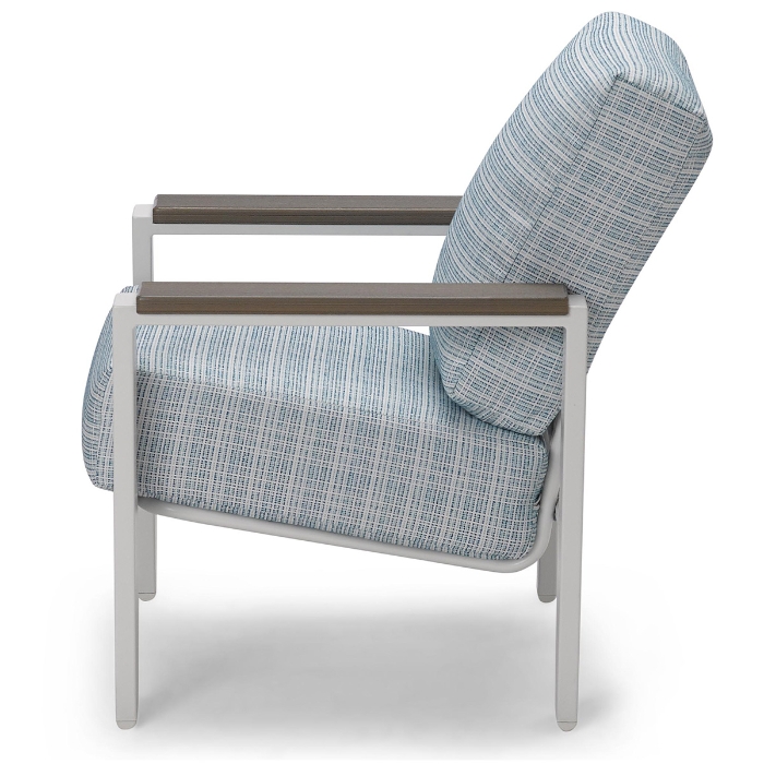 Larssen Cushion Lounge Chairs with Arm Accents side
