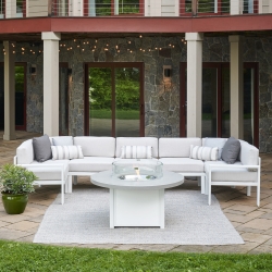 Telescope Casual Larssen Cushion U-Shaped Outdoor Sectional