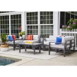 Telescope Casual Larssen Cushion Modualar Outdoor Sectional Set