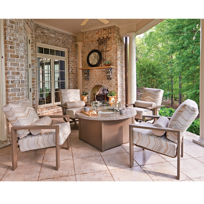 Glass Surround for 42", 48" and 54" Round Fire Tables - 4F00-GLS