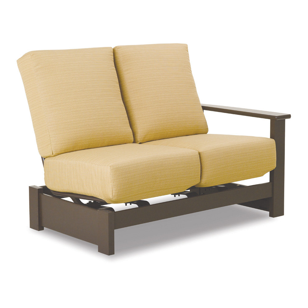 Telescope Casual Leeward Cushion Left Arm Loveseat with Hidden Motion - 8540