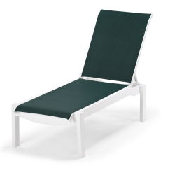 Telescope Casual Leeward Sling Stackable Armless Chaise