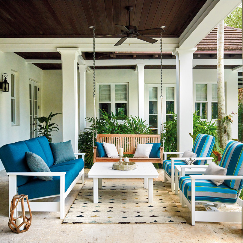 Telescope Casual Leeward Sofa and Chair Patio Set