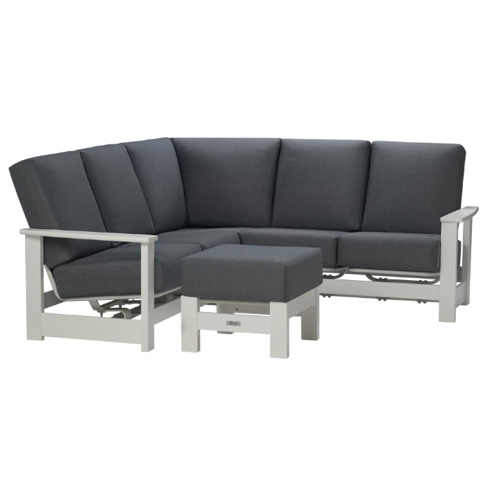 Telescope Casual Leeward Cushion L-Sectional with Ottoman - TC-LEEWARD-SET23