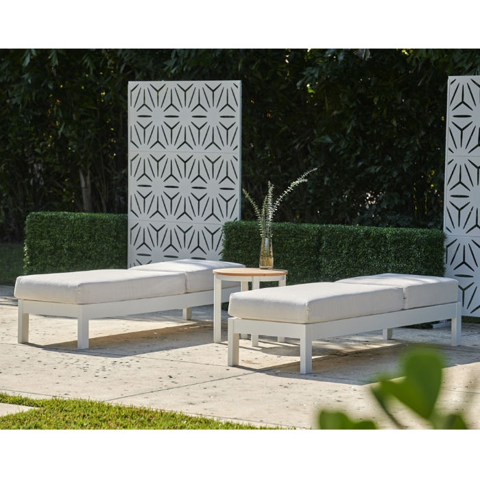 Leeward Cushion Chaise Lounge Set flat