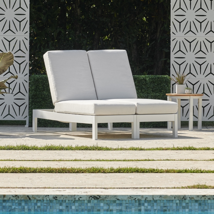 Telescope Casual Leeward Cushion Double Chaise Set - TC-LEEWARD-SET25