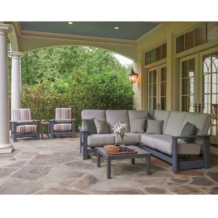 Leeward Cushion Fixed Armless Sectional Chair - 8510