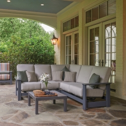 Telescope Casual Leeward MGP Cushion L-Sectional Patio Sofa - TC-LEEWARD-SET12