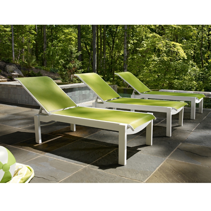 Leeward MGP Sling Long Frame Armless Chaise - 9L20
