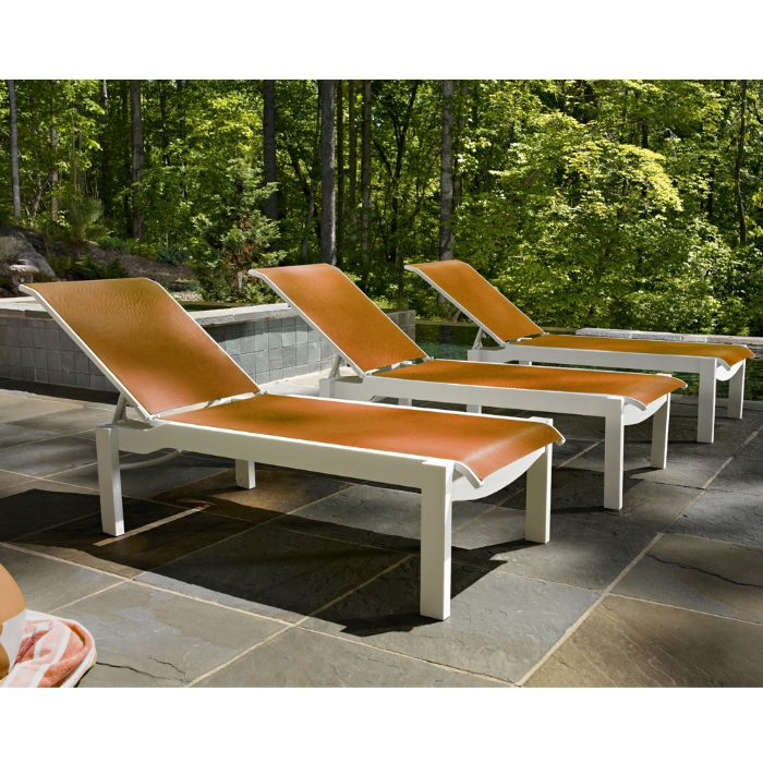 Leeward MGP Sling Long Frame Armless Chaise - 9L20