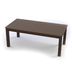 Telescope Casual Marine Grade Polymer 32" x 48" Rectangular Coffee Table  - 6M10