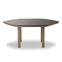 Telescope Casual Marine Grade Polymer 62" Hexagonal Dining Table - TM00-2M00LEG