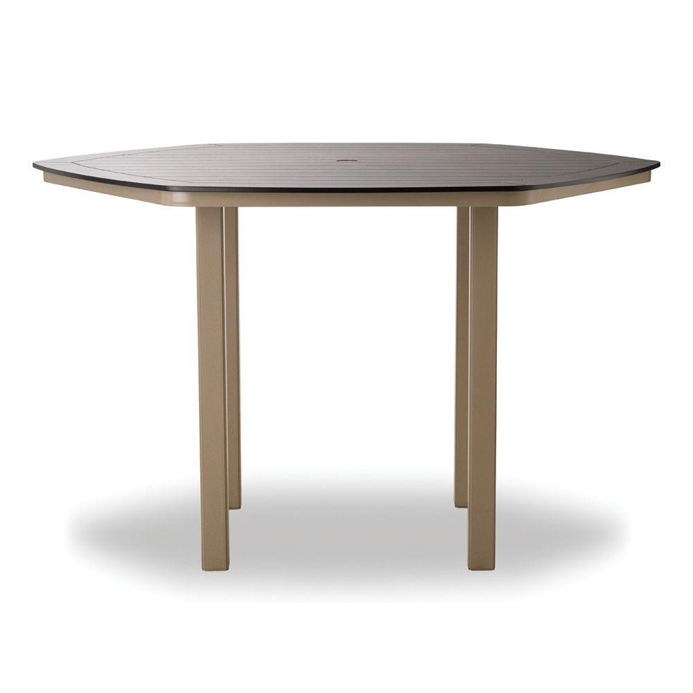 Telescope Casual Marine Grade Polymer 62" Hexagonal Bar Table - TM00-4M00LEG