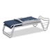 Gardenella Set of 2 Armless Stacking Chaises in White and Cobalt Sling - In Stock - TC-QS-SET9