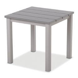 Telescope Casual Rustic Polymer 21" Square Table - 5000