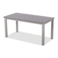 Telescope Casual Rustic Polymer 42" x 21" Rectangle Coffee Table - 5050