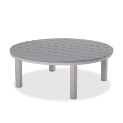 Telescope Casual Rustic Polymer 54" Round Coffee Height Table - 18"H - T020-3730