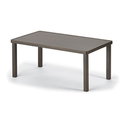 24 x 42" Aluminum Slat Coffee Table 