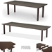 MGP 120" x 42" Rectangle Extension Dining Table