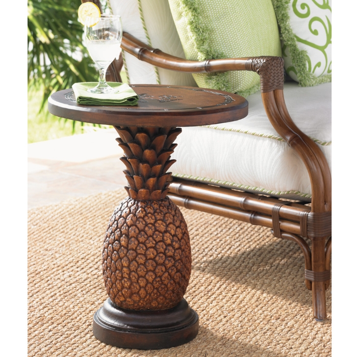 Tommy Bahama aluminum end table