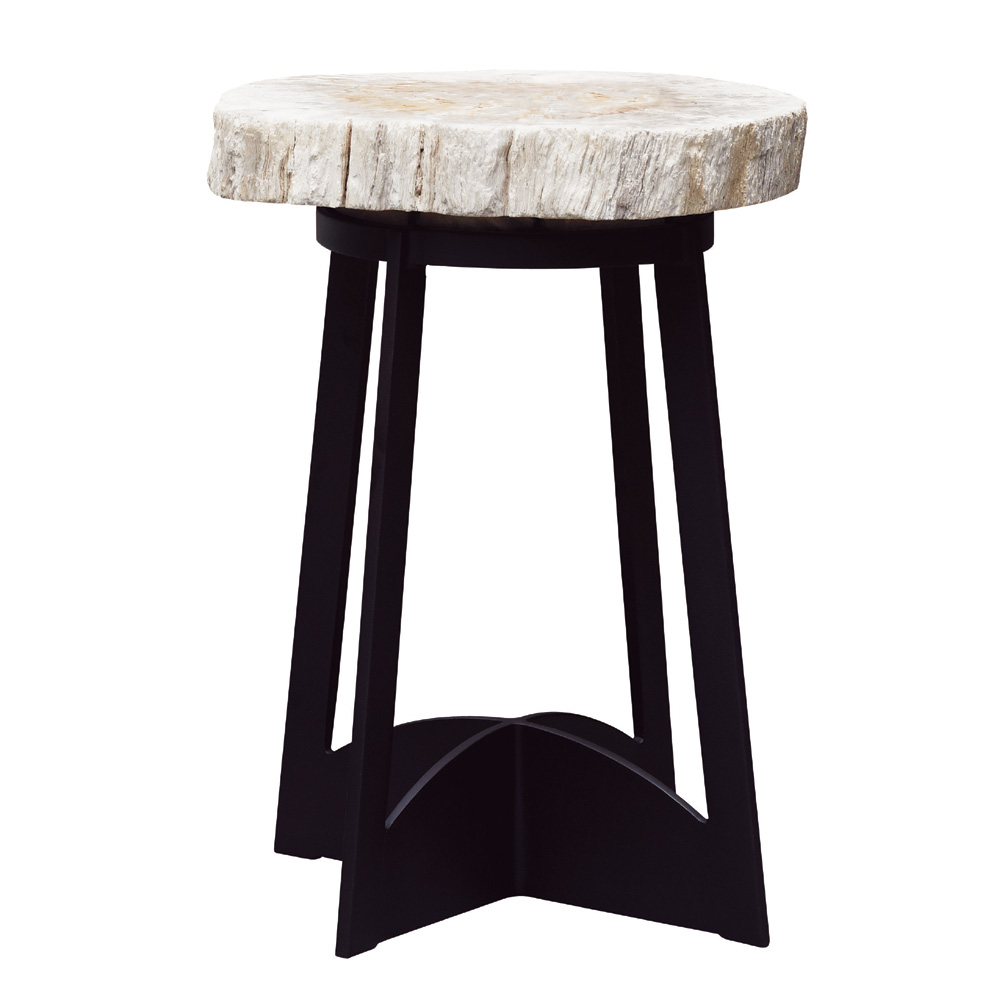 Tommy Bahama Petrified Wood Top Side Table - 3100-203