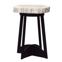 Tommy Bahama Petrified Wood Top Side Table - 3100-203