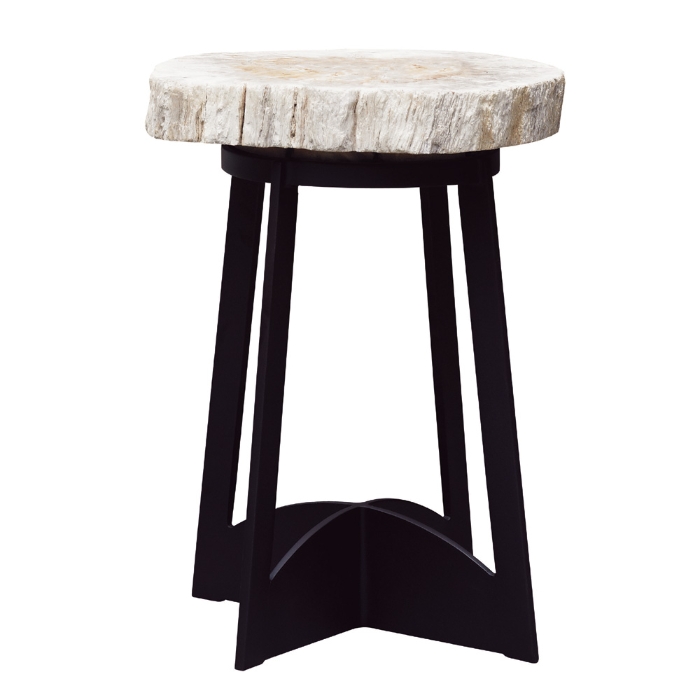 Tommy Bahama Petrified Wood Top Side Table - 3100-203