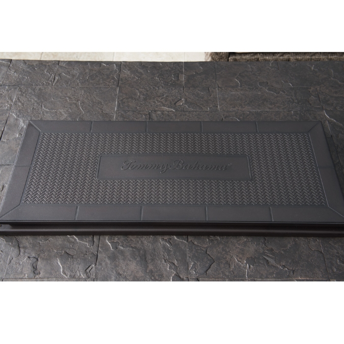Tommy Bahama cast aluminum fire pit cover