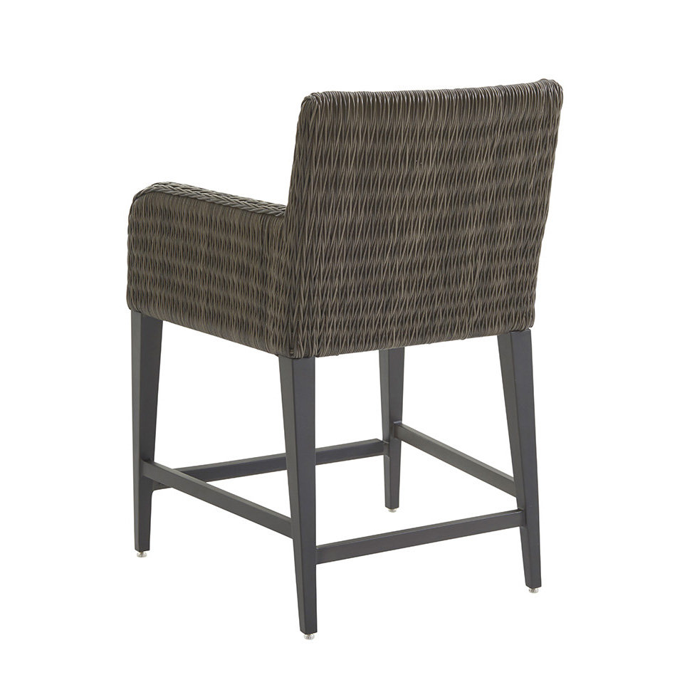 wicker outdoor counter stool