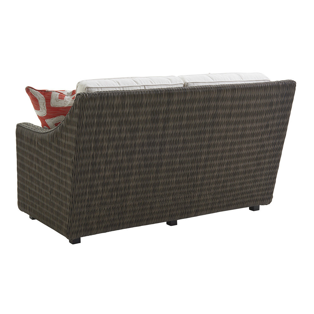 wicker outdoor love seat