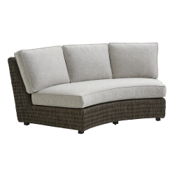 Tommy Bahama Cypress Point Armless Curved Sofa with Box Cushions - 3900-82AB