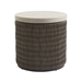 all weather woven wicker side table