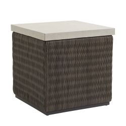 Tommy Bahama Cypress Point Weatherstone 22.5" Square End Table - 3900-957