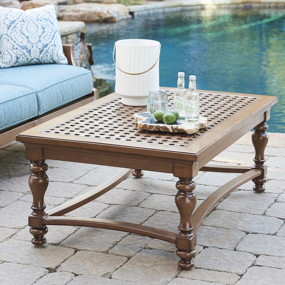 tommy bahama aluminum cocktail table