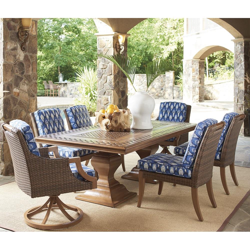 Harbor isle cast aluminum dining table