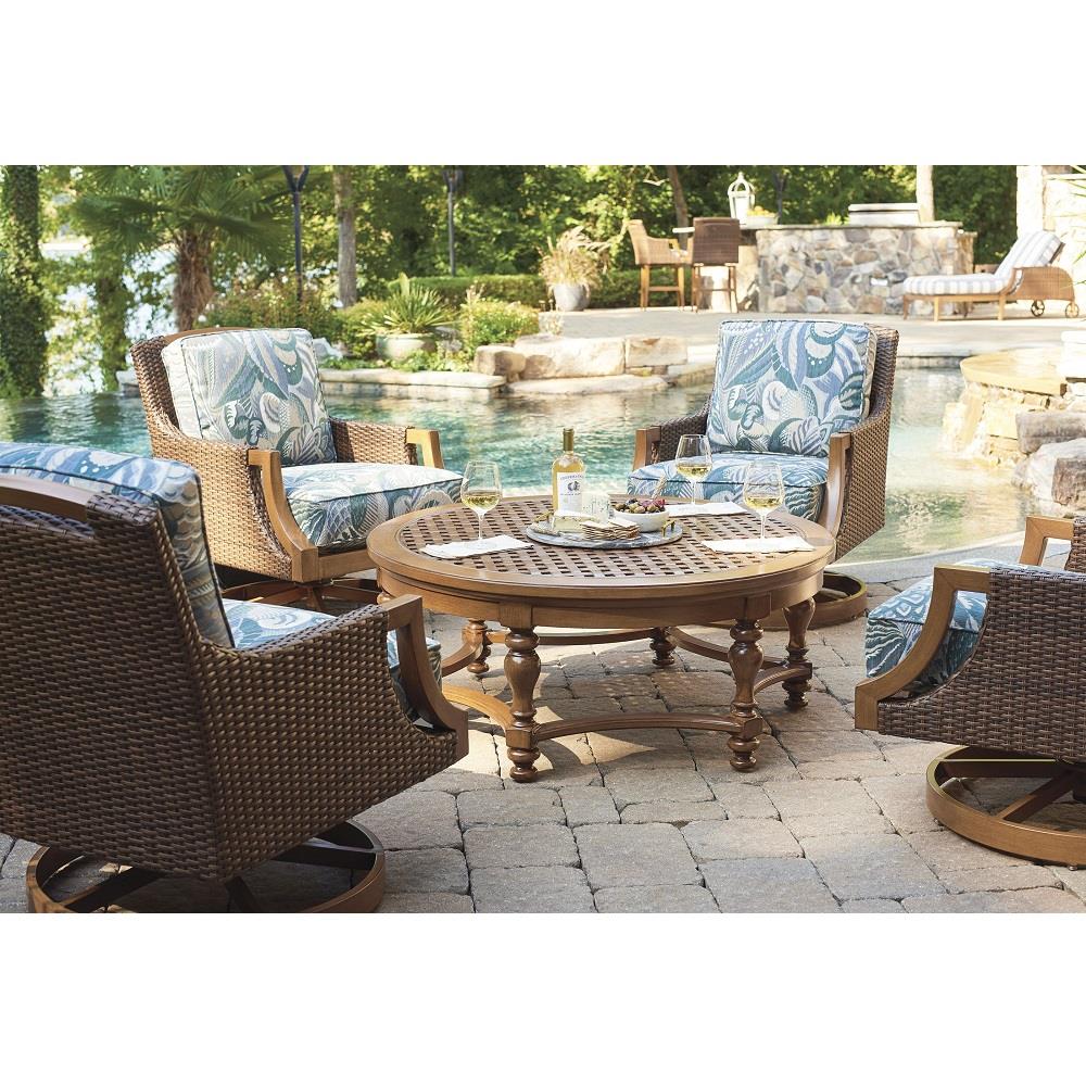 Tommy Bahama wicker swivel rocker