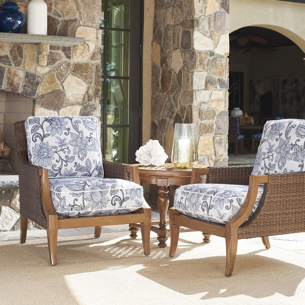 Tommy Bahama Harbor Isle Lounge Chair and Side Table Patio Set - TB-HARBORISLE-SET6