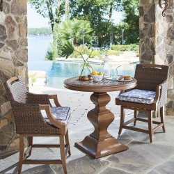 Tommy Bahama Harbor Isle Counter Height 3 Piece Patio Set - TB-HARBORISLE-SET7