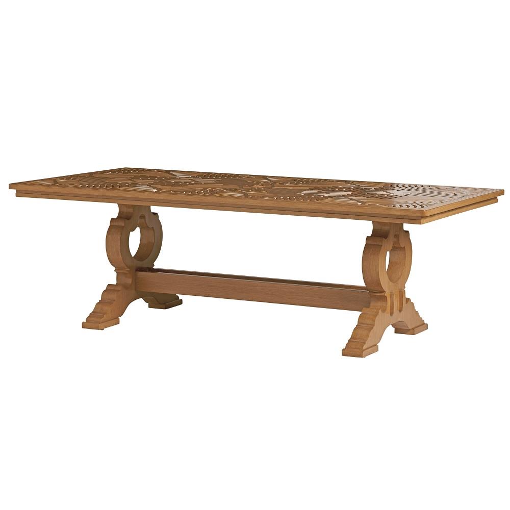Tommy Bahama Los Altos Valley View Rectangle Dining Table with Cast Top - 3930-877
