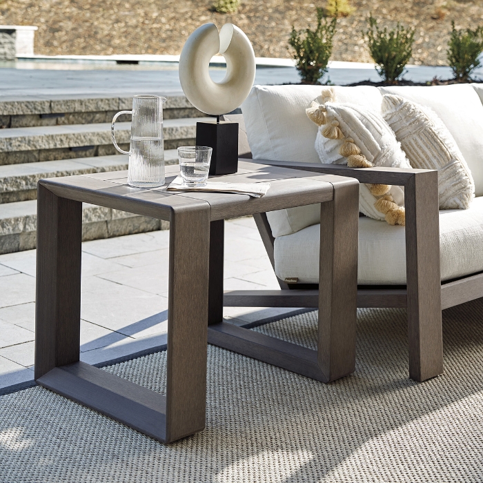 Mozambique Rectangular End Table lifestyle