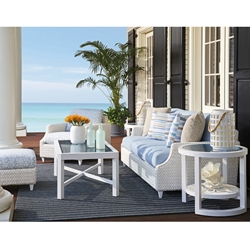 Tommy Bahama Ocean Breeze Wicker Outdoor Furniture Set - TB-OCEANBREEZE-SET1