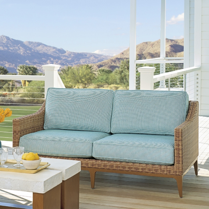 Palm Desert Poolside Loveseat lifestyle