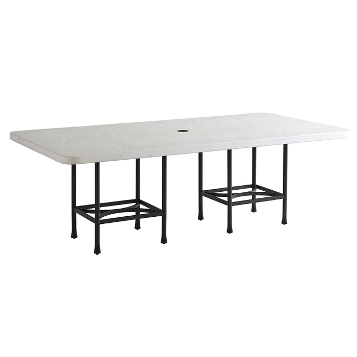 faux stone dining table