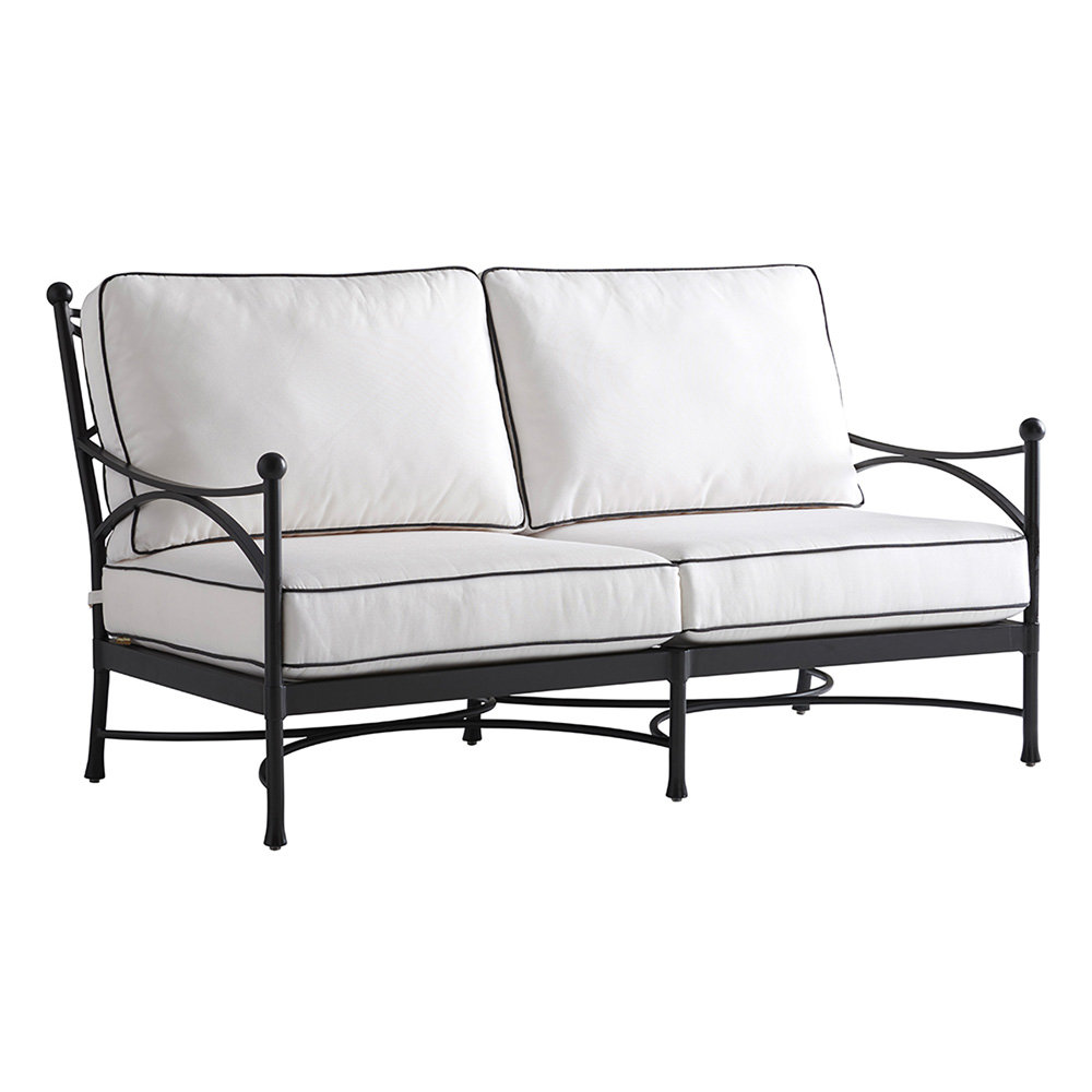 aluminum frame love seat