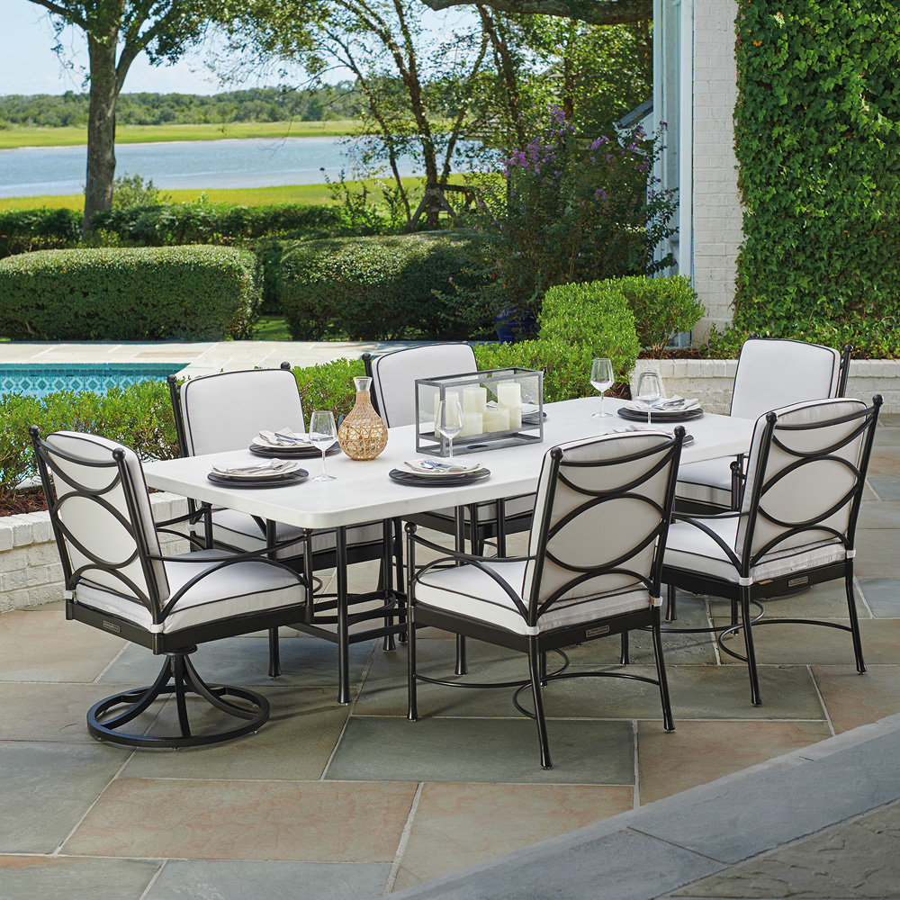 Tommy Bahama Pavlova Outdoor Dining Set for 6 - TB-PAVLOVA-SET4